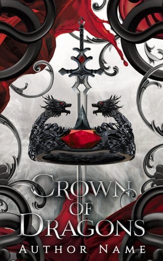 Premade Fantasy Ebook Cover: Crown of Dragons