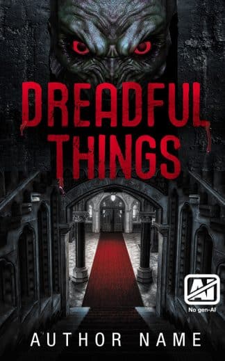 Premade Horror Book Cover: Dreadful Things