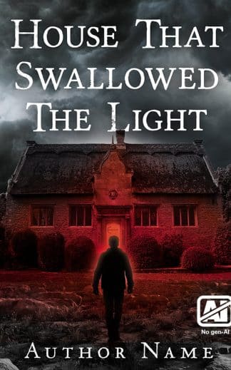 Pre-made Horror Cover Design: House that Swallowed the Light