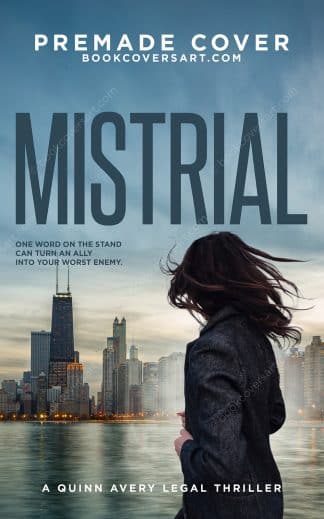 Pre-made Thriller & Suspense Ebook Cover: Mistrial