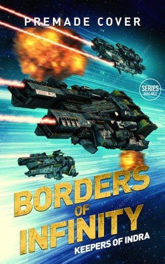 Premade Sci-Fi Book Cover: Borders of Infinity
