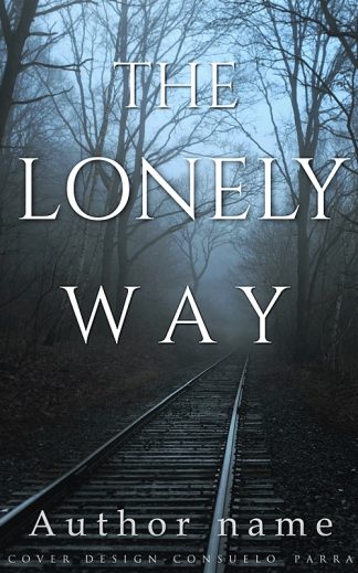 Pre-made Literary Fiction, Mystery Cover Design: The Lonely Way