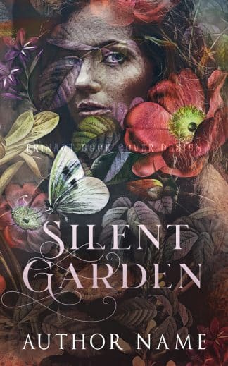 Premade Fantasy, Literary Fiction, Thriller & Suspense Ebook Cover: SILENT GARDEN – Atmospheric Psychological Fiction Premade Cover