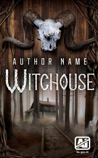 Pre-made Horror Book Cover: Witchhouse