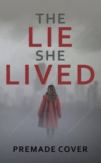 Pre-made Mystery, Thriller & Suspense Ebook Cover: The Lie She Lived