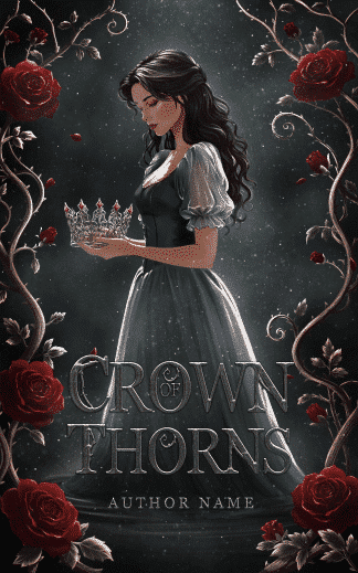 Premade Dystopia, Fantasy, Mystery Ebook Cover: Crown of Thorns
