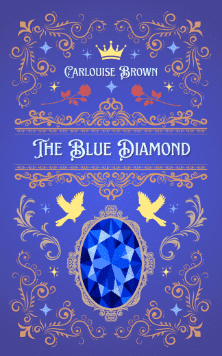 Premade Fantasy, Historical Fiction Ebook Cover: The Blue Diamond