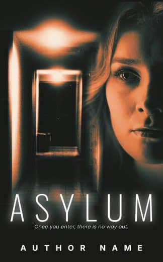 Pre-made Horror, Mystery, Thriller & Suspense Ebook Cover: Asylum - Psychological Horror & Dark Suspense Premade Book Cover