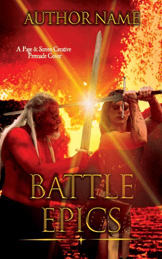 Ready Made Action & Adventure, Fantasy Cover Design: Battle Epics