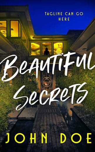 Pre-made Thriller & Suspense Ebook Cover: Beautiful Secrets