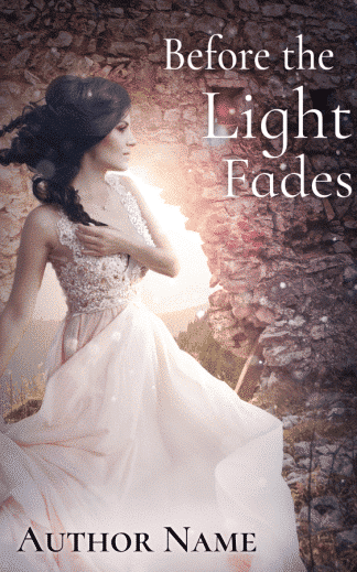 Pre-made Fantasy, Historical Fiction, Romance Ebook Cover: Before the Light Fades