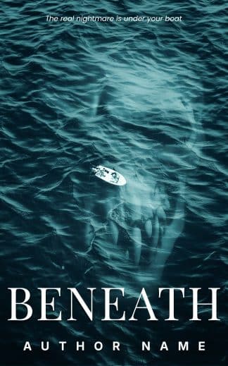 Pre-made Horror, Mystery, Thriller & Suspense Cover Design: Beneath - Deep Sea Horror & Underwater Thriller Premade Book Cover