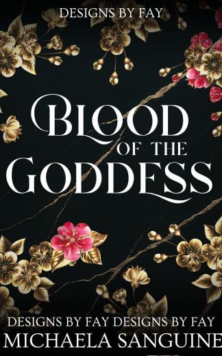 Pre-made Fantasy, Romance Cover Design: Blood of the Goddess romantasy fantasy romance