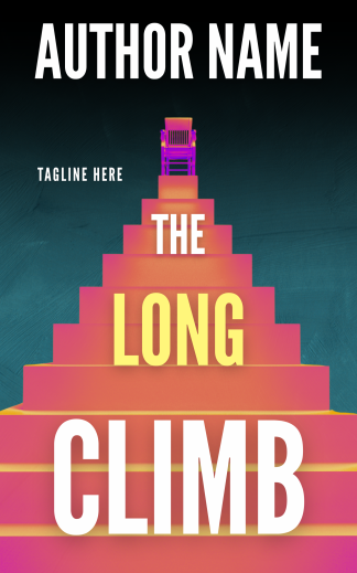 Ready Made Literary Fiction Book Cover: The Long Climb