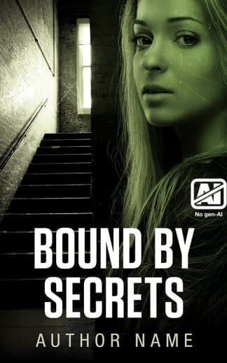 Premade Mystery, Thriller & Suspense Ebook Cover: Bound By Secrets