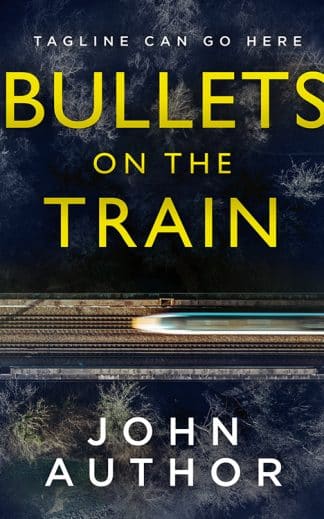Pre-made Action & Adventure, Thriller & Suspense Book Cover: Bullets on the Train
