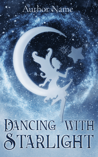 Premade Children's, Cozy, Fantasy Ebook Cover: Dancing With Starlight