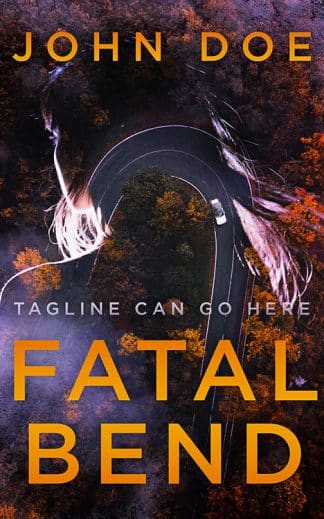Premade Mystery, Thriller & Suspense Ebook Cover: Fatal Bend