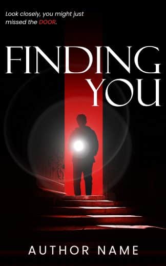 Pre-made Mystery, Thriller & Suspense Book Cover: Finding You - Psychological Thriller & Suspense Premade Book Cover