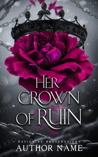 Pre-made Fantasy, Romance Cover Design: Her Crown of Ruin