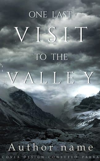 Premade Literary Fiction Book Cover: One last Visit to the Valley