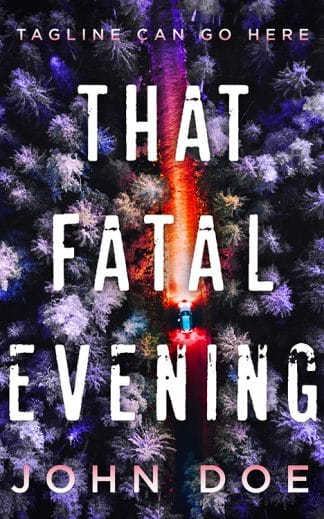 Pre-made Mystery, Thriller & Suspense Book Cover: That Fatal Evening