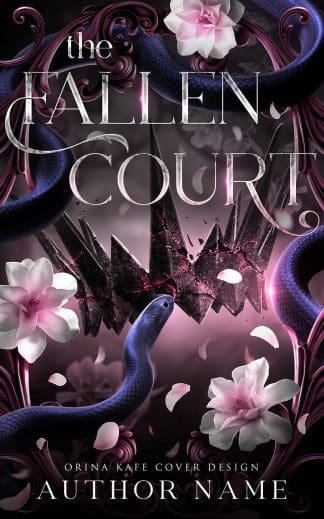 Ready Made Fantasy, Paranormal, Romance Cover Design: The Fallen Court (Romantasy, Fae Romance, Dark Romance)