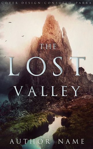 Premade Action & Adventure, Fantasy Book Cover: The Lost Valley