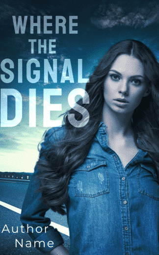 Pre-made Dystopia, Mystery, Young Adult Ebook Cover: Where The Signal Dies