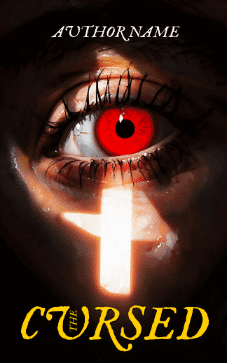 Pre-made Horror Book Cover: Cursed