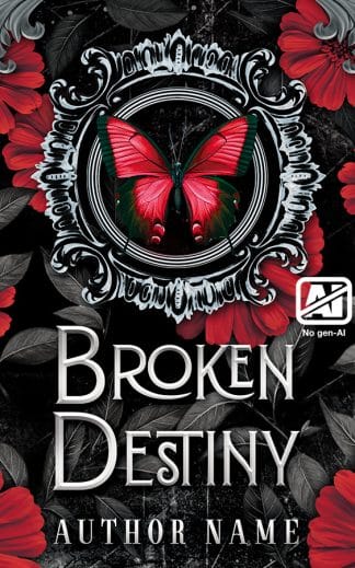 Pre-made Fantasy, Paranormal Book Cover: Broken Destiny