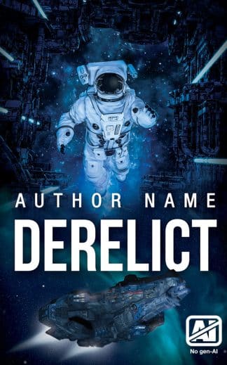 Pre-made Horror, Sci-Fi Book Cover: Derelict