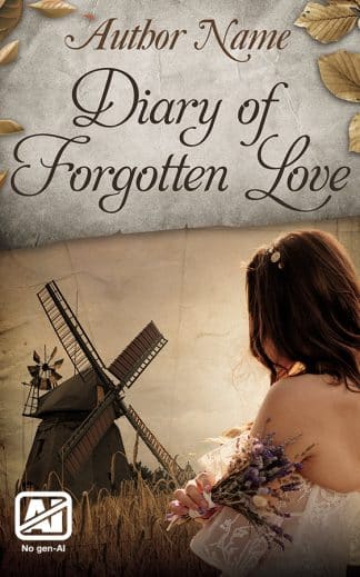 Ready Made Historical Fiction, Literary Fiction, Romance Cover Design: Diary of Forgotten Love