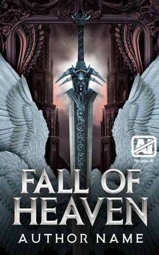 Pre-made Fantasy Book Cover: Fall of Heaven