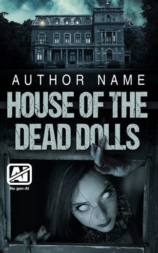 Premade Horror Cover Design: House of the Dead Dolls