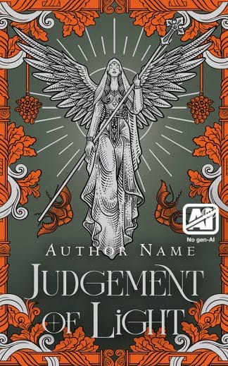Pre-made Fantasy, Non-Fiction Book Cover: Judgement of Light
