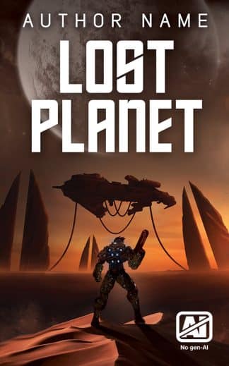 Pre-made Sci-Fi Ebook Cover: Lost Planet