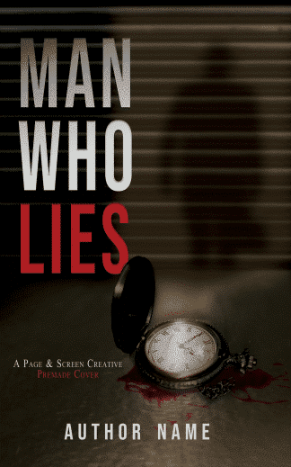Ready Made Action & Adventure, Mystery, Thriller & Suspense Cover Design: Man Who Lies