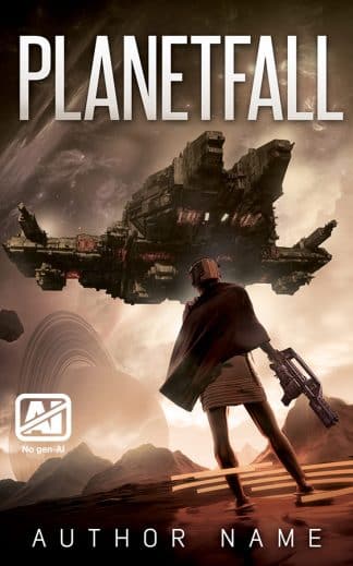 Pre-made Sci-Fi Book Cover: Planetfall