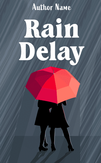 Premade Chick Lit, Cozy, Romance Ebook Cover: Rain Delay