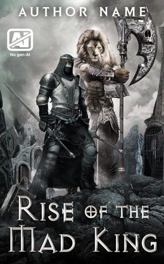 Pre-made Fantasy Ebook Cover: Rise of the Mad King