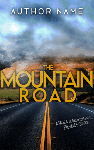 Pre-made Mystery, Non-Fiction, Thriller & Suspense Book Cover: Mountain Road