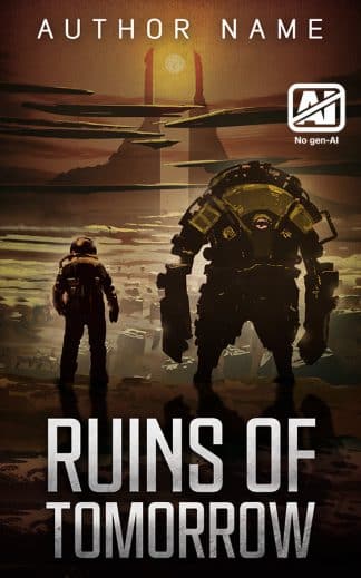 Ready Made Action & Adventure, Dystopia, Sci-Fi Cover Design: Ruins of Tomorrow