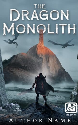 Pre-made Fantasy Cover Design: The Dragon Monolith