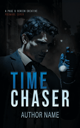 Premade Action & Adventure, Mystery, Thriller & Suspense Ebook Cover: Time Chaser
