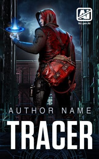 Pre-made Action & Adventure, Dystopia, Sci-Fi Ebook Cover: Tracer