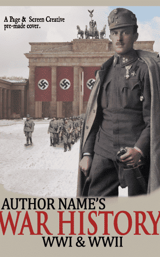 Premade Action & Adventure, Historical Fiction, Non-Fiction Ebook Cover: War History