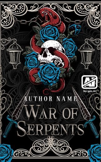 Premade Fantasy Cover Design: War of Serpents