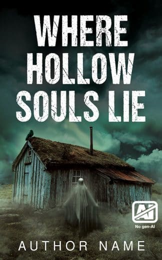 Ready Made Horror Cover Design: Where Hollow Souls Lie