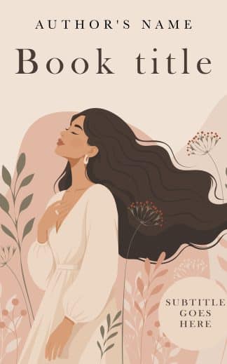 Ready Made Cozy, Non-Fiction Cover Design: Handmade Vector Book Cover for Self-Development & Psychology | Hand-Drawn Illustrated Premade Cover | Editable Self-Help Ebook Cover Art